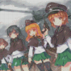 Girls Und Panzer Anime Diamond Paintings