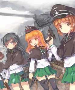 Girls Und Panzer Anime Diamond Paintings