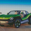 Green Beach Buggy Diamond Paintings