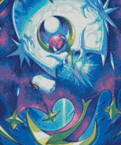 Lunala Pokemon Species Diamond Paintings