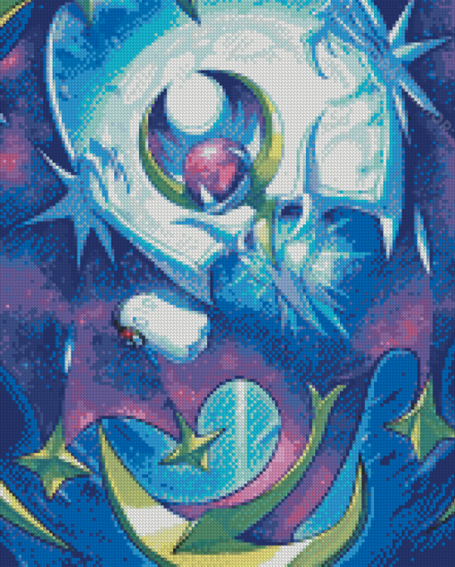 Lunala Pokemon Species Diamond Paintings