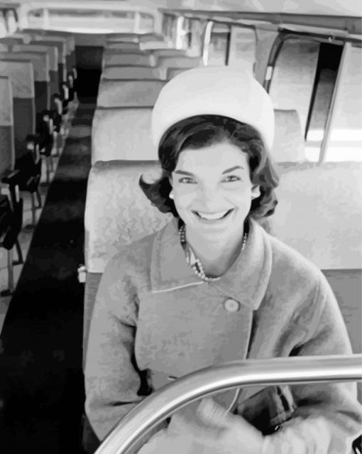 Monochrome Jacqueline Kennedy Onassis Diamond Paintings