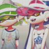 Squid Sisters Splatoon Diamond Paintings