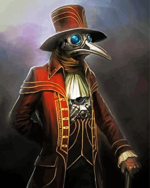 Steampunk Plague Doctor Diamond Paintings