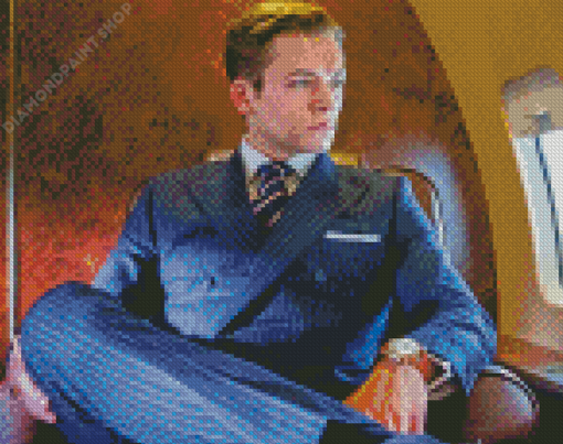 Taron Egerton Kingsman Diamond Paintings