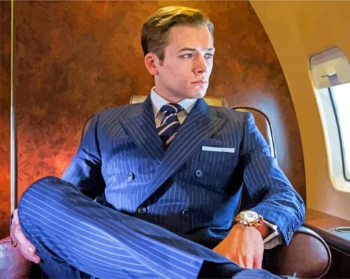 Taron Egerton Kingsman Diamond Paintings