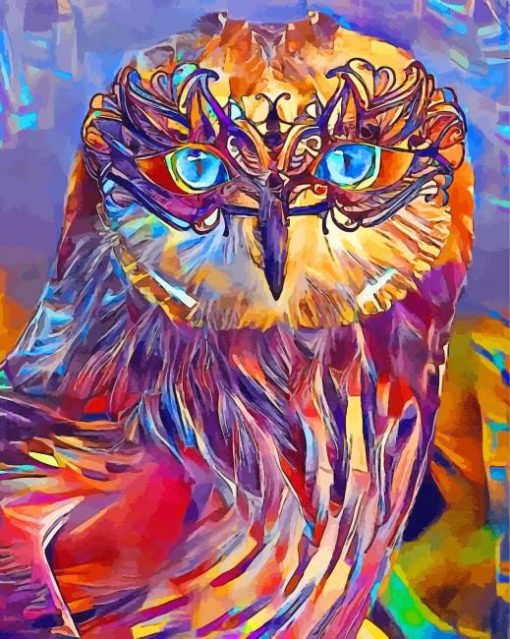 Abstract Owl Bird Diamond Paintings