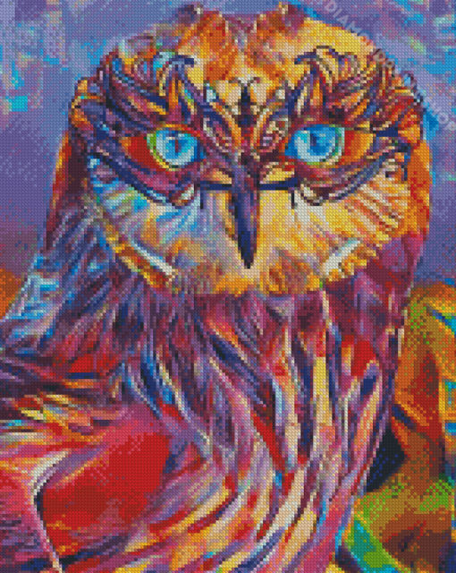 Abstract Owl Bird Diamond Paintings