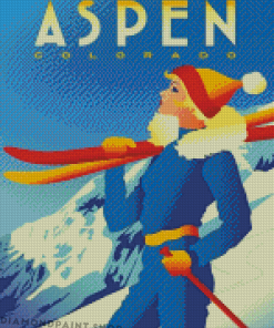 Aspen Colorado Poster Diamond Paintings