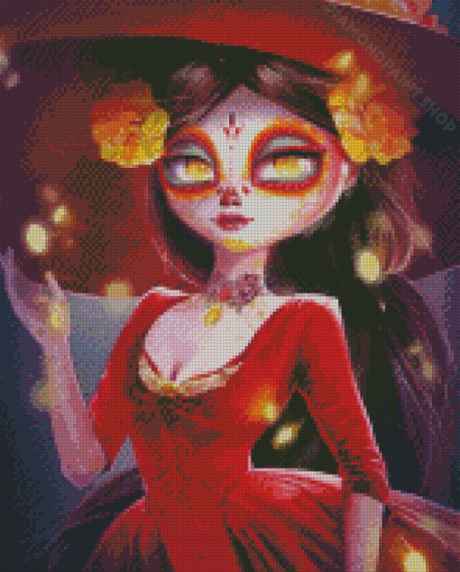 Book Of Life La Muerte Diamond Paintings