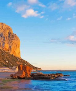 Calpe At Sunset Diamond Paintings