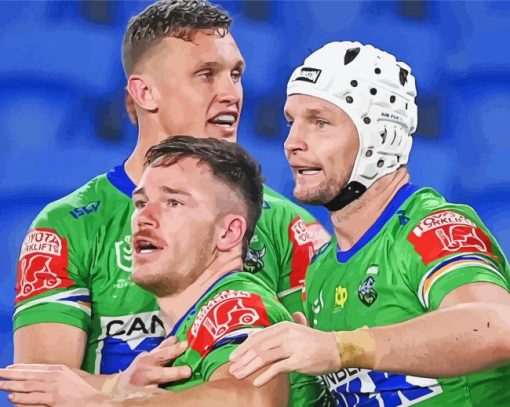 Canberra Raiders NRL Team Players Diamond Paintings