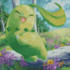 Chikorita Pokemon Art Diamond Paintings