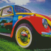 Colorful Volkswagen Bug Diamond Paintings