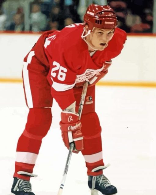 Detroit Redwings Joe Kocur Diamond Paintings