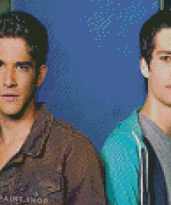 Dylan Obrien And Tyler Posey Diamond Paintings