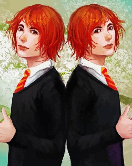 Fred And George Weasley Twins Characters Art Diamond Paintings