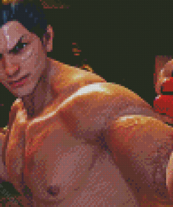 Kazuya Mishima Tekken Diamond Paintings