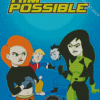 Kim Possible Animation Diamond Paintings