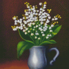 Lilies In Jug Art Diamond Paintings