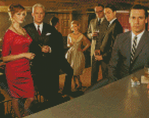 Mad Men Characters Diamond Paintings