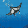 Manta Ray Fish Diamond Paintings