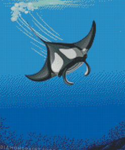 Manta Ray Fish Diamond Paintings