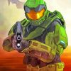 Master Chief The Halo Diamond Paintings