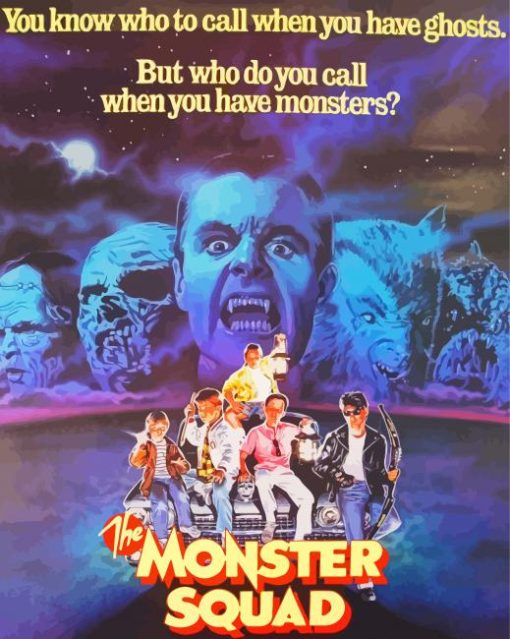 Monster Squad Movie Poster Diamond Paintings