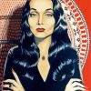 Morticia Addams Vampire Diamond Paintings