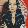 Morticia Addams Vampire Diamond Paintings