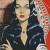 Morticia Addams Vampire Diamond Paintings