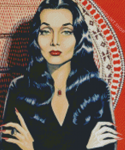 Morticia Addams Vampire Diamond Paintings