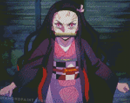 Nezuko Kamado Demon Slayer Diamond Paintings