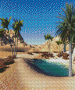 Oasis Desert Diamond Paintings