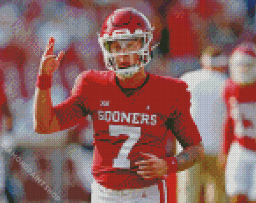 Oklahoma Sooners Footballer Diamond Paintings