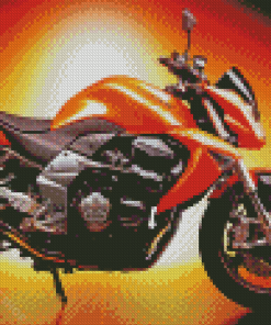 Orange Kawasaki Limited Edition Diamond Paintings