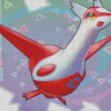 Pokemon Species Latias Diamond Paintings