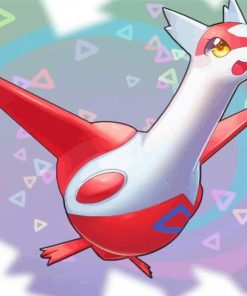 Pokemon Species Latias Diamond Paintings