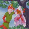 Robin Hood And Marian Love Diamond Paintings