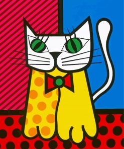 Romero Britto Cat Diamond Paintings