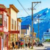 Skagway City In Alaska Diamond Paintings