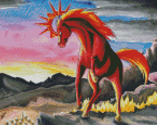 Sun Horse Art Diamond Paintings