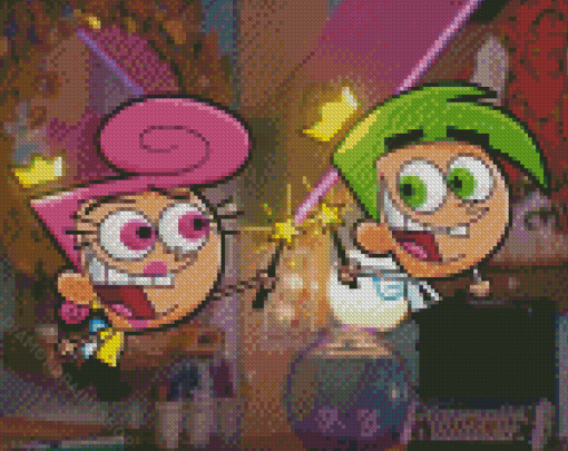 The Fairly OddParents Characters Diamond Paintings