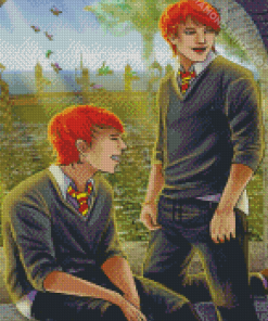 Weasley Twins Art Diamond Paintings