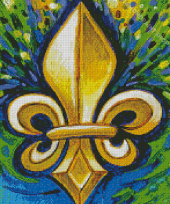 Abstarct Fleur De Lis Diamond Paintings