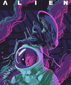 Aesthetic Alien Movie Diamond Paintings