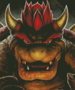 Aesthetic Bowser Art Illustration Diamond Paintings