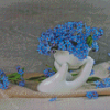 Aesthetic Forget Me Nots Flowers Diamond Paintings