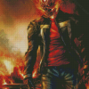 Aesthetic Ghost Rider Diamond Paintings